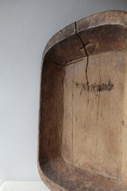 Antique Dough Bowl | Rectangle