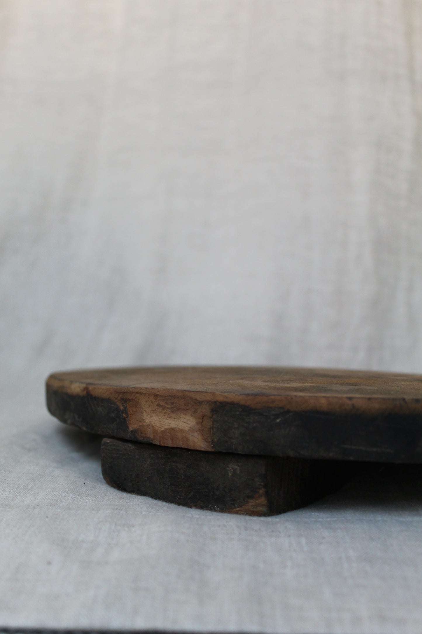 Antique Wood Chakla Board | Large