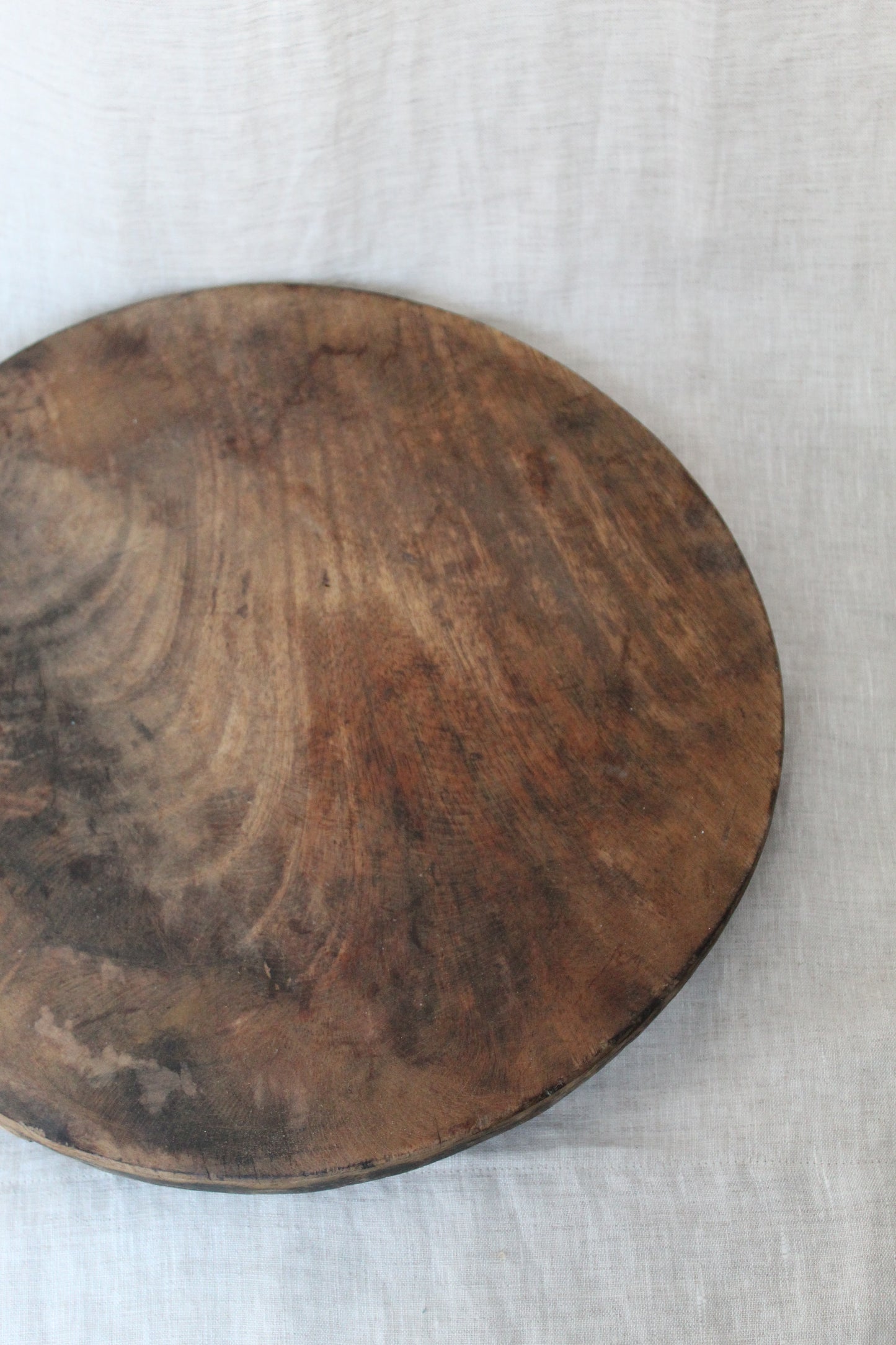 Antique Wood Chakla Board | Large