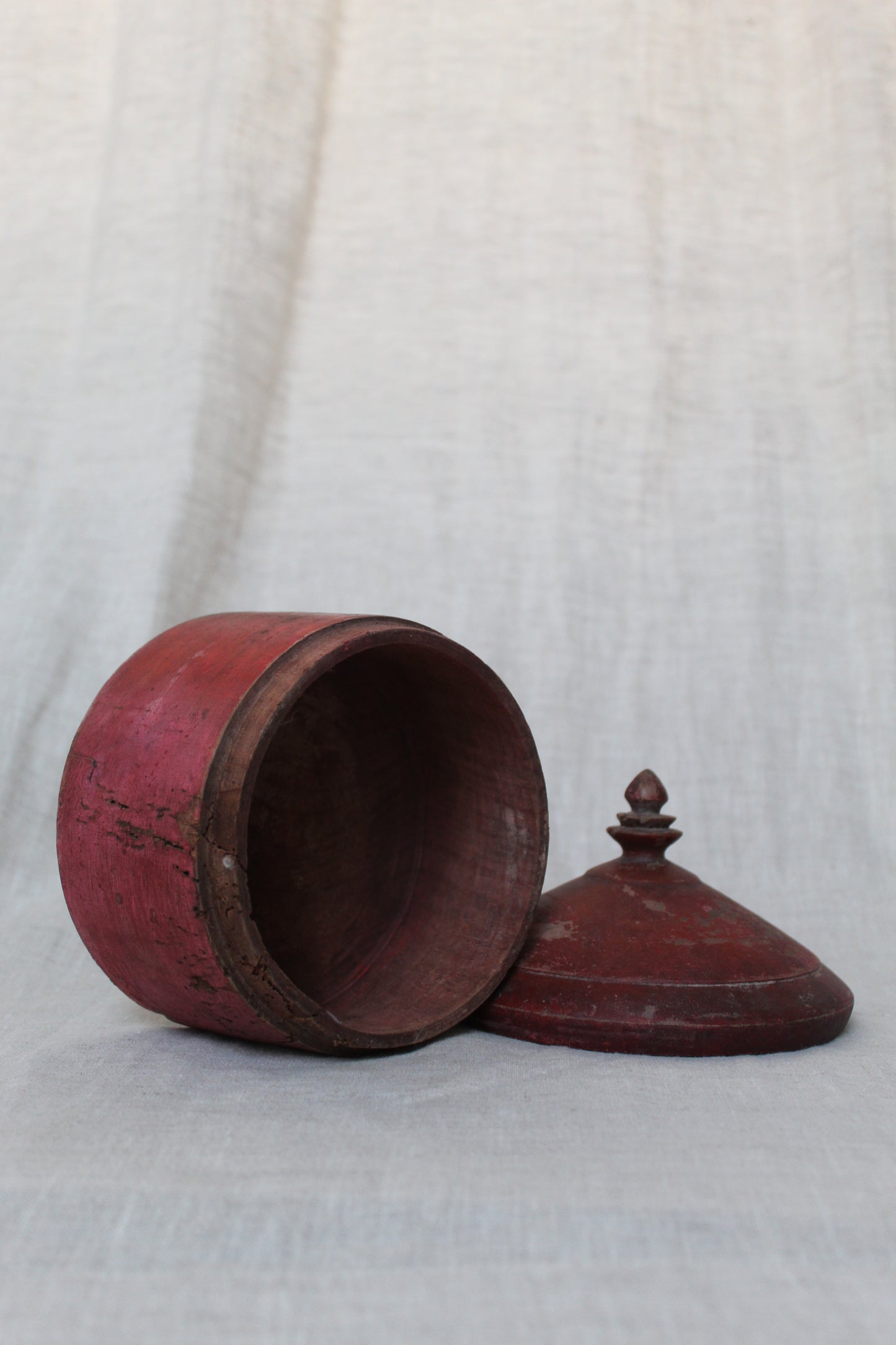 Wooden Tikka Pot with Lid | Small