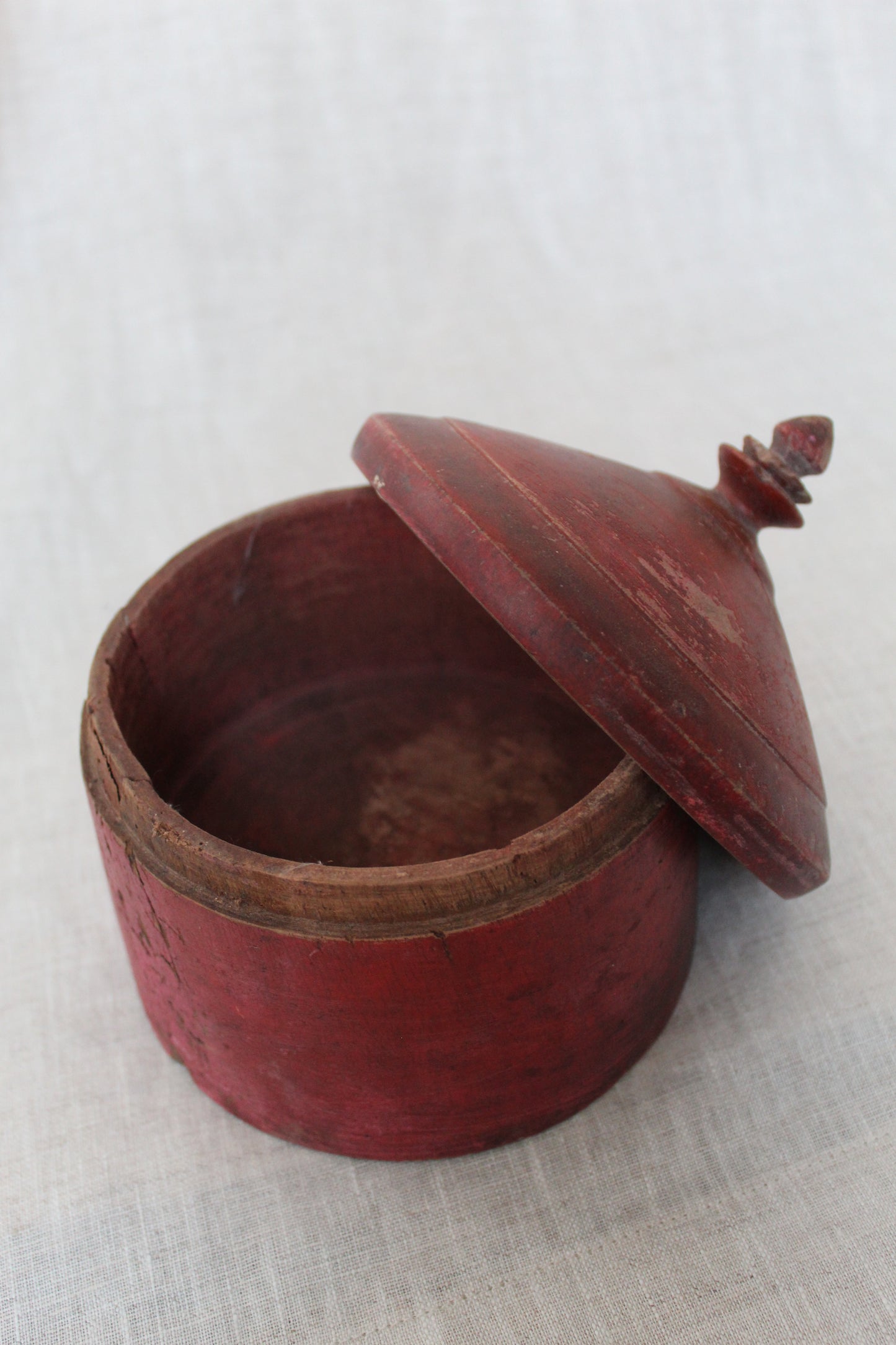 Wooden Tikka Pot with Lid | Small