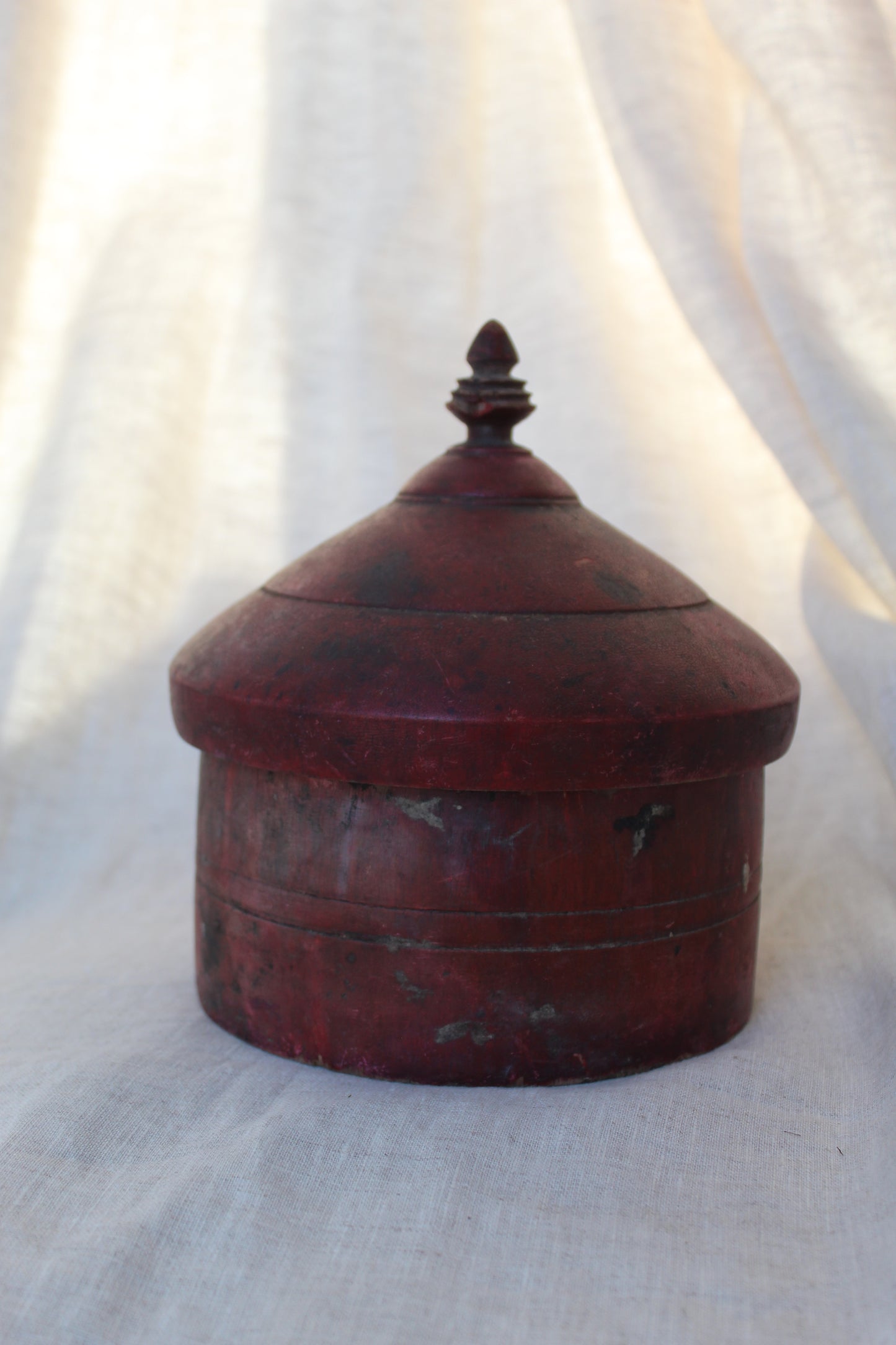 Wooden Tikka Pot with Lid | Large