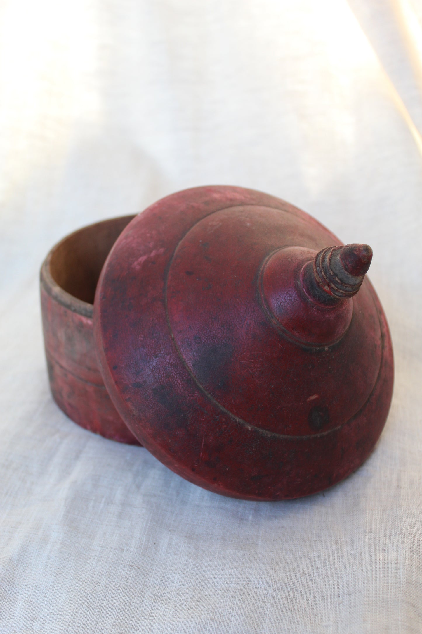 Wooden Tikka Pot with Lid | Large