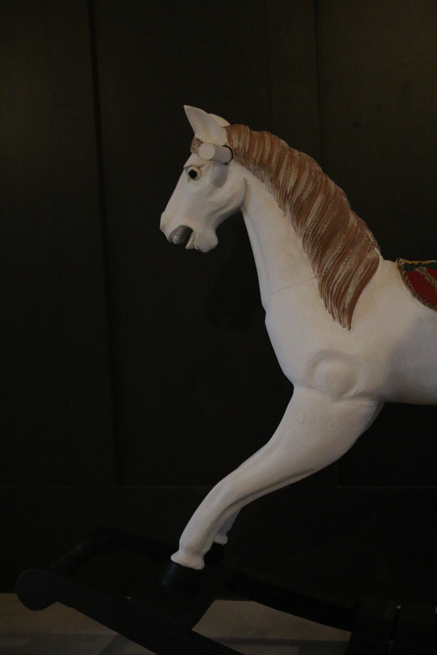 White Rocking Horse