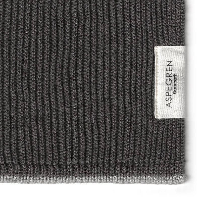 Flint Grey Ripple Dishcloth