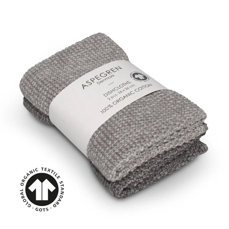 Grey Dishcloths - Set of 2