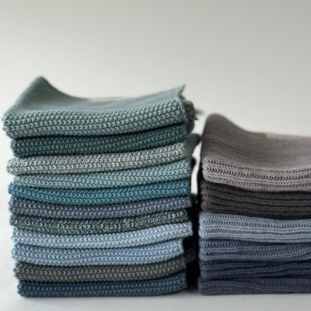 Stormy Sea Ripple Dishcloth
