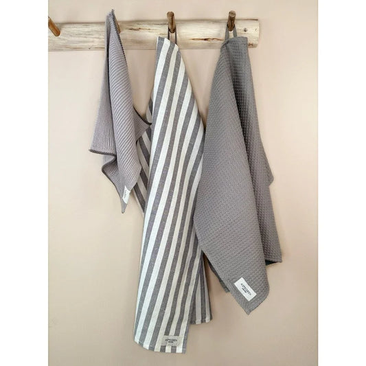Flint Grey Kitchen Textile - Giftset