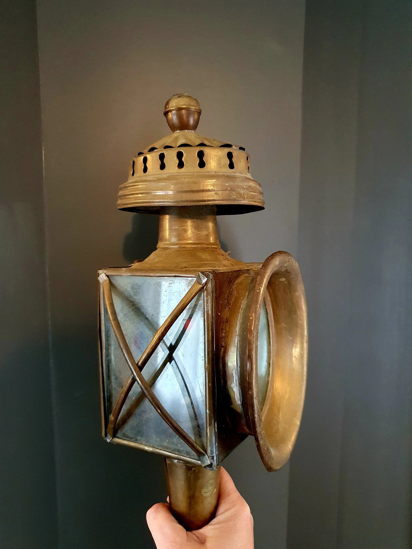 Brass Carriage Coach Lamp