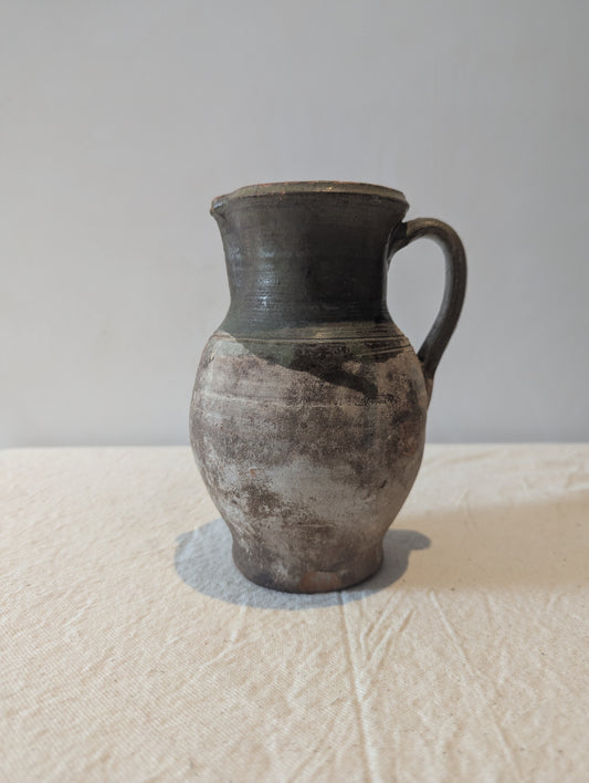 Antique Green Handled Jug
