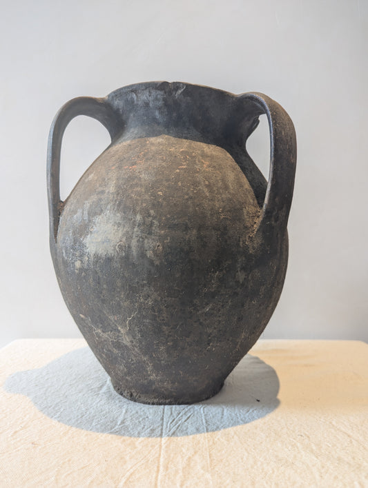 Antique Black Vase | XL