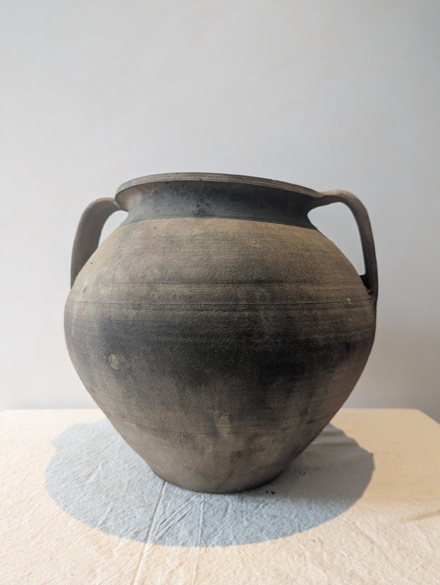 Antique Black Vase | XL