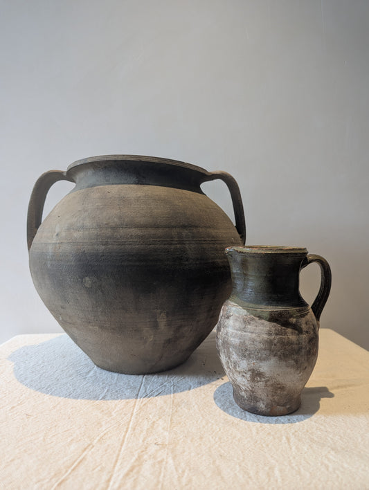 Antique Black Vase | XL