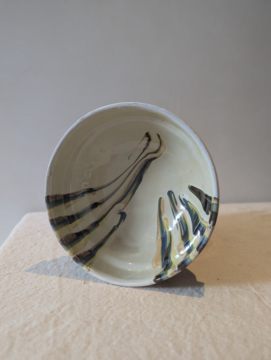 Hand Painted Medium Bowl in Lychee