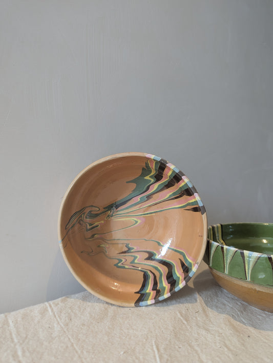 Hand Painted Medium Bowl in Tamarind