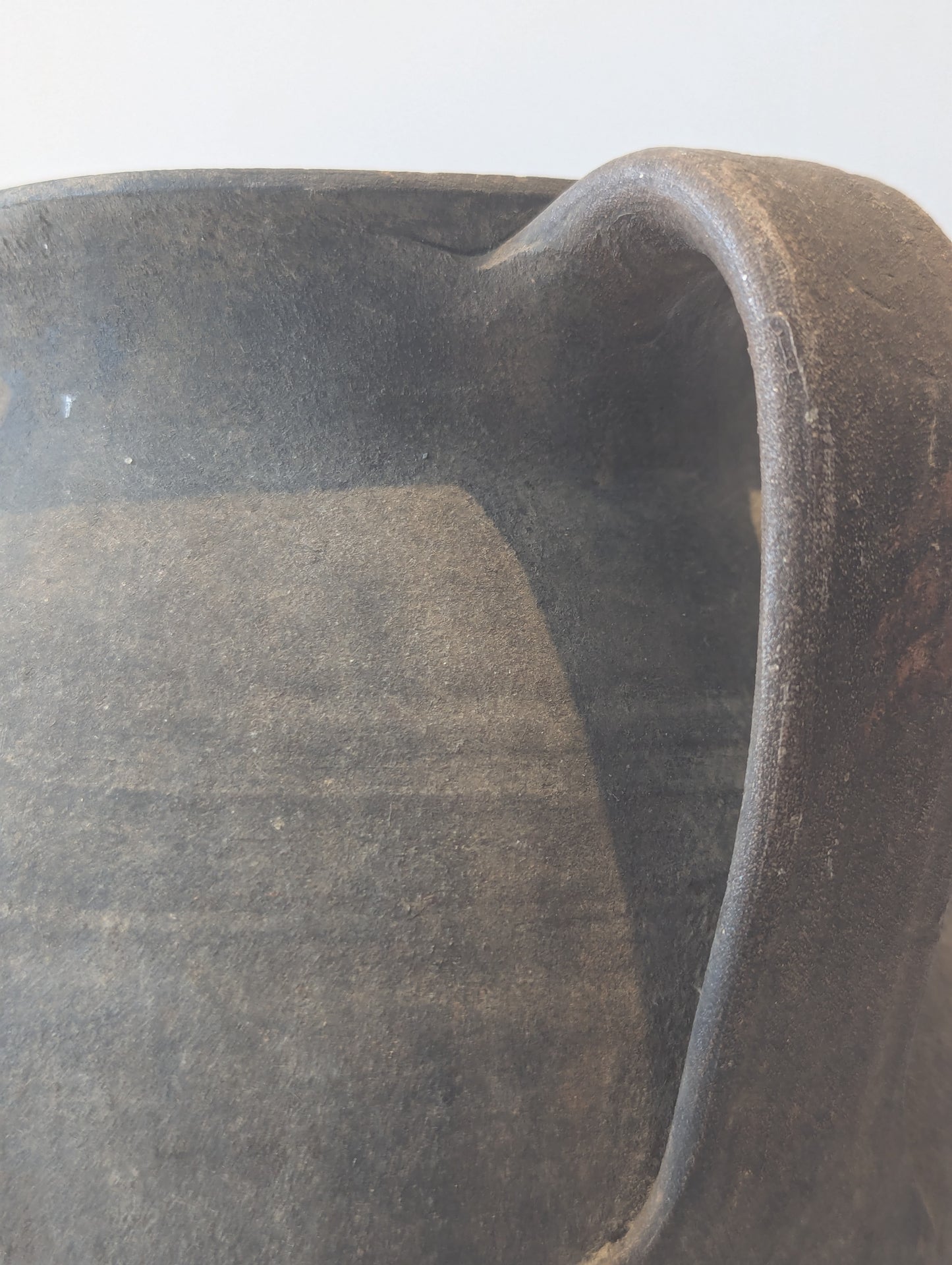 Antique Black Vase Medium