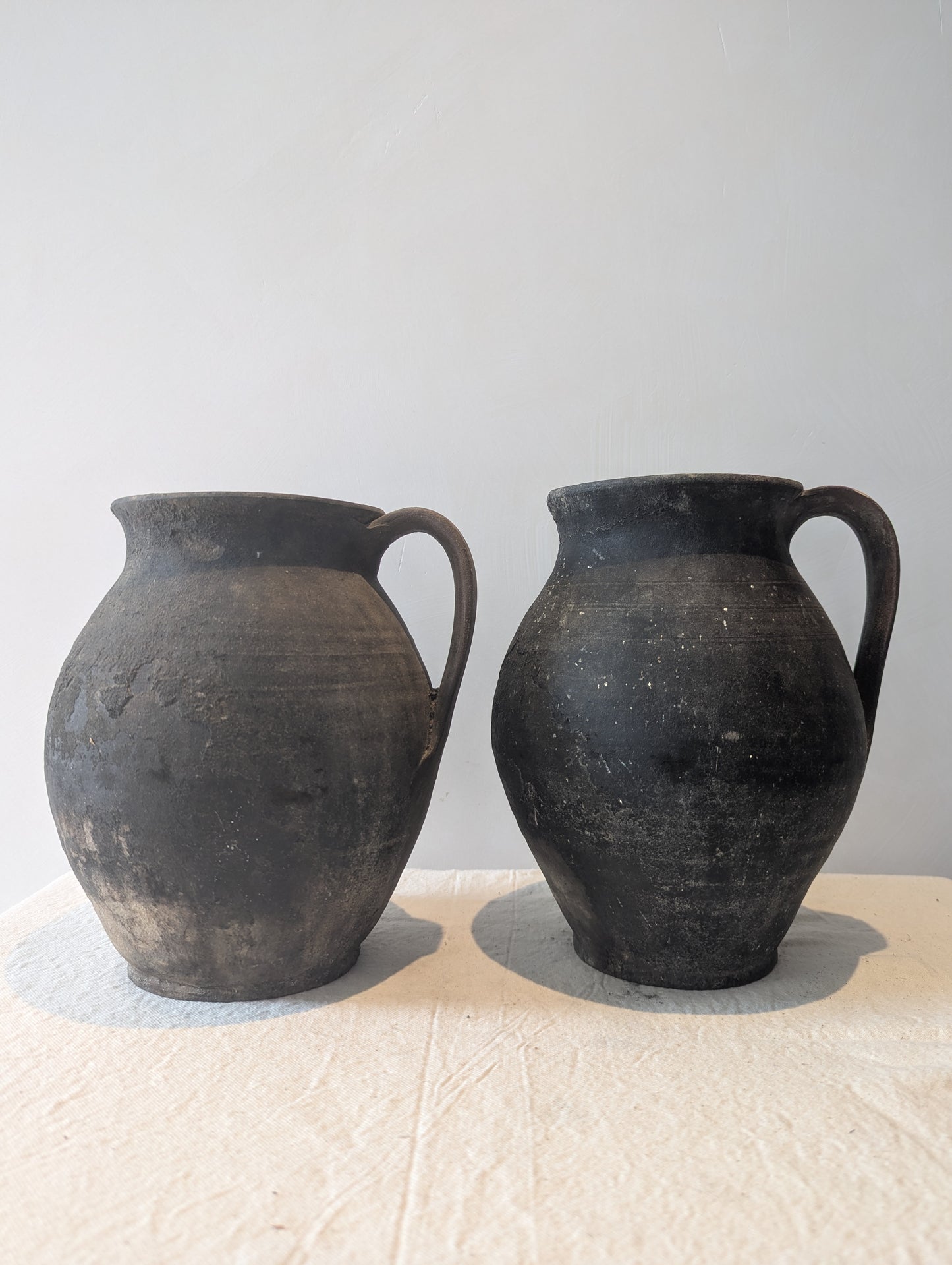 Antique Black Vase Medium