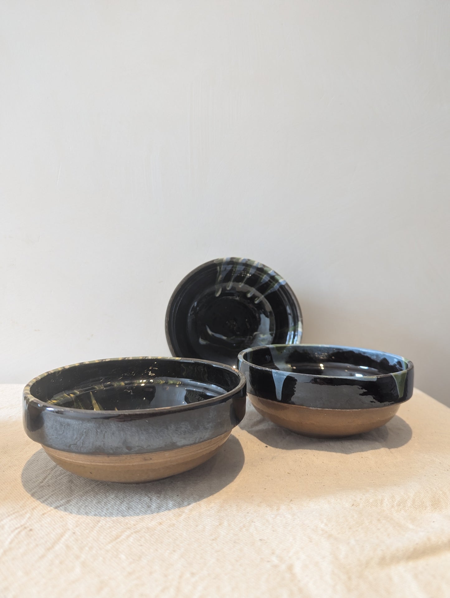 Hand Painted Small Bowl in Blackberry