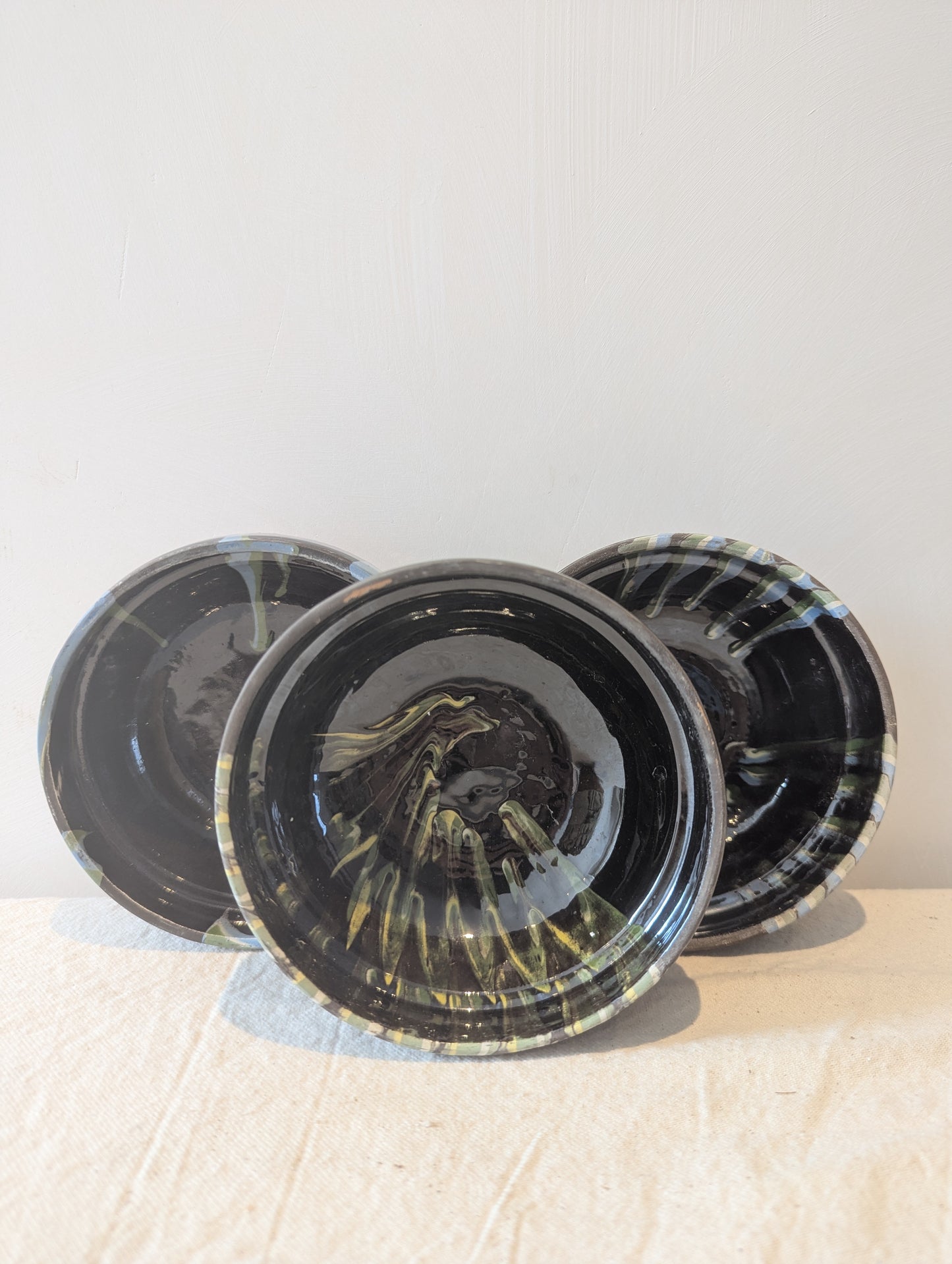 Hand Painted Small Bowl in Blackberry