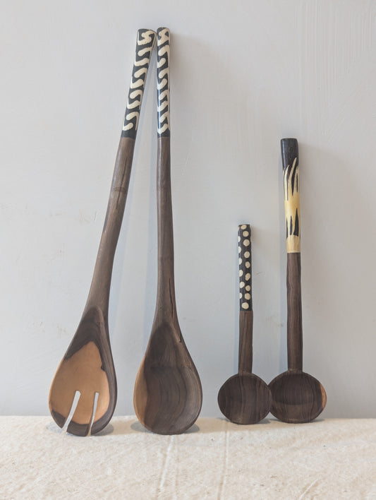 Bone Handle Salad Servers