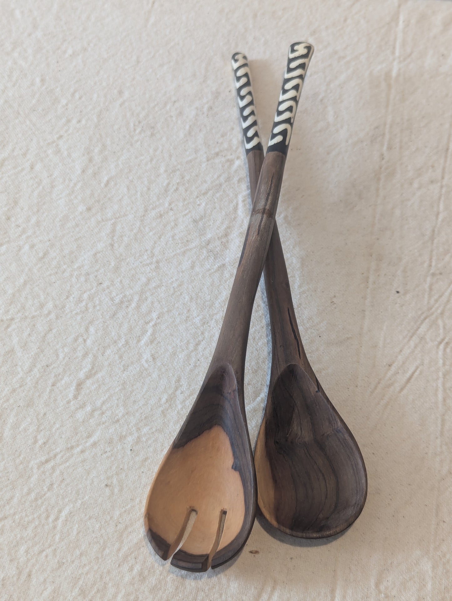 Bone Handle Salad Servers