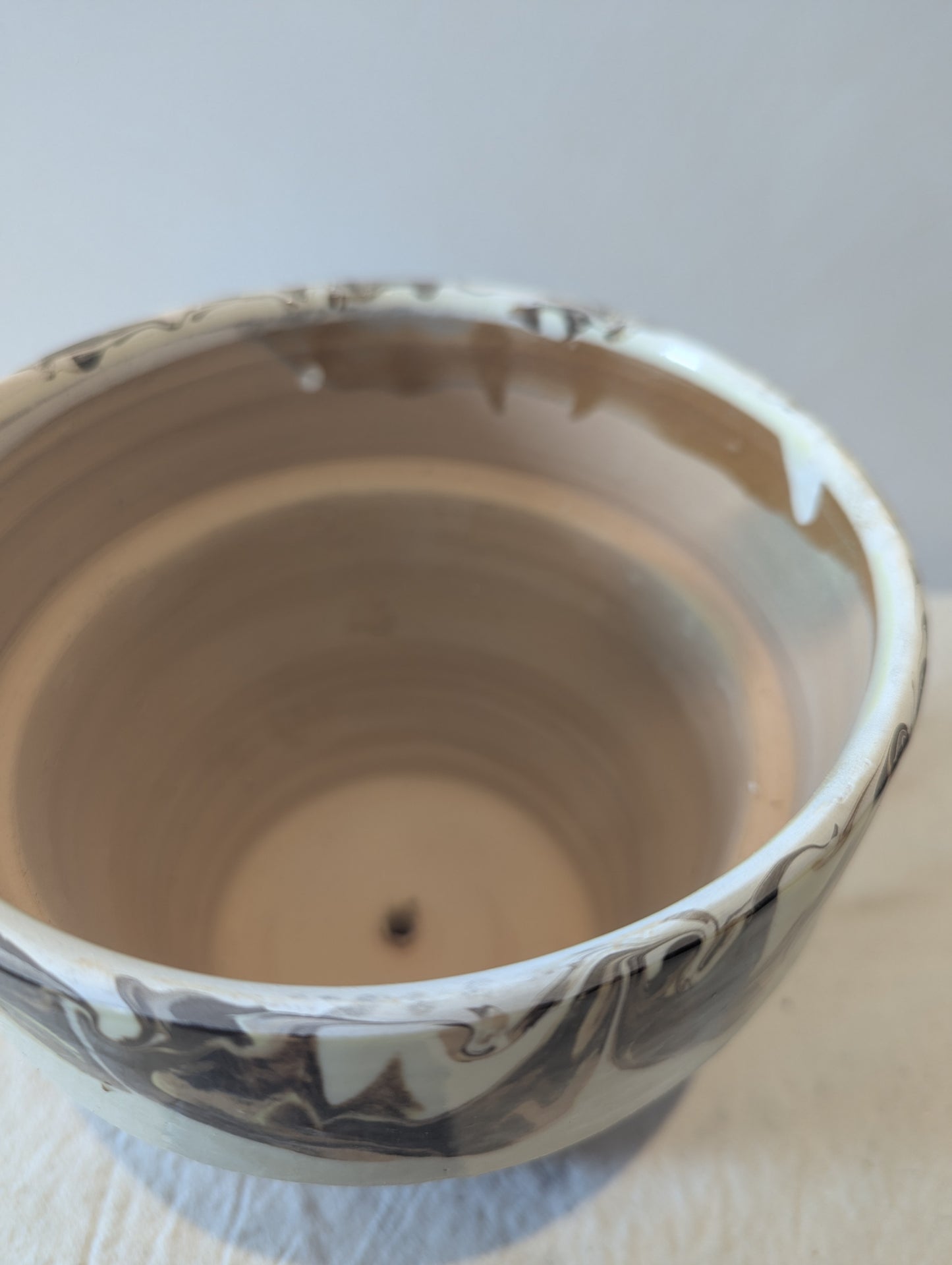 Hand-Painted Flower Pot