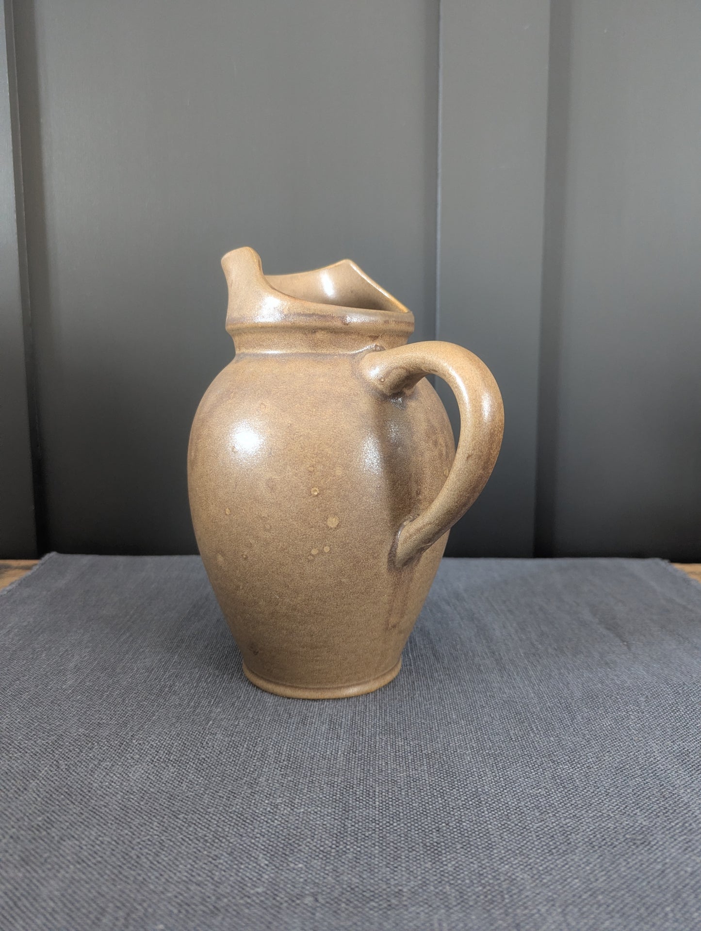 French Stoneware Pitcher