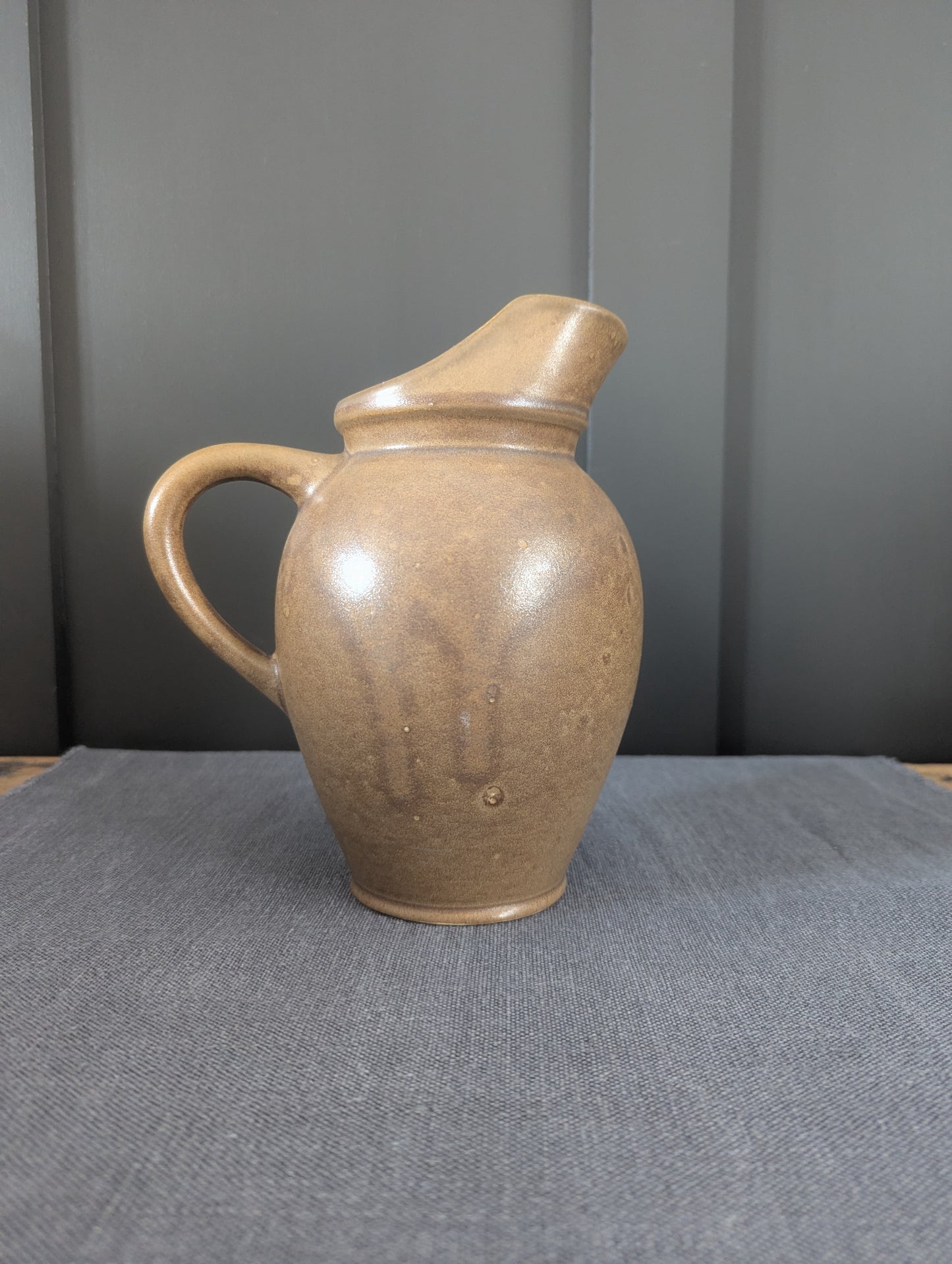 French Stoneware Pitcher