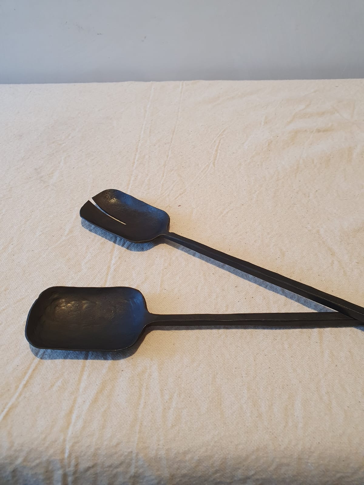 Forged Black Salad Servers