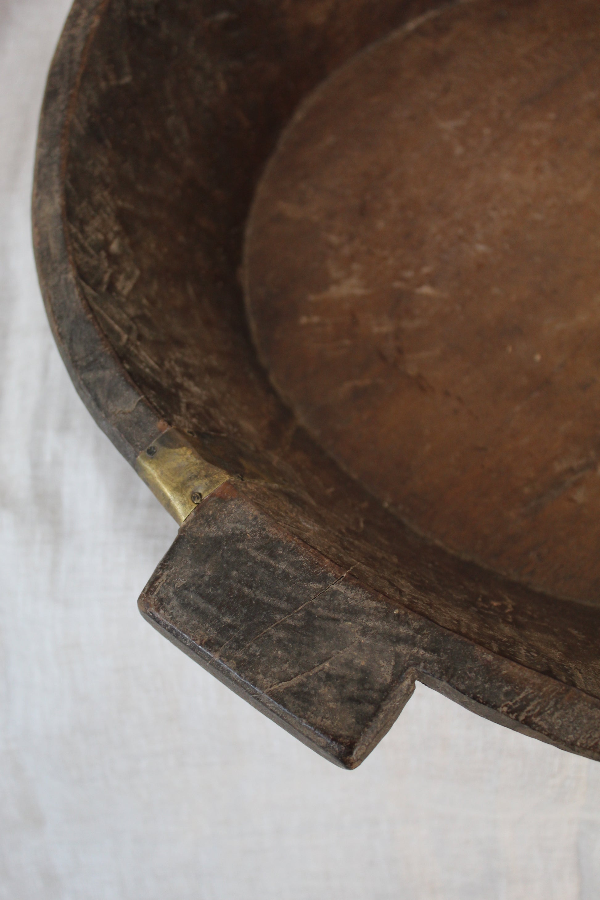 Wooden Handles on a bowl