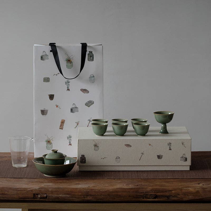 Soda Green High Foot Bowl