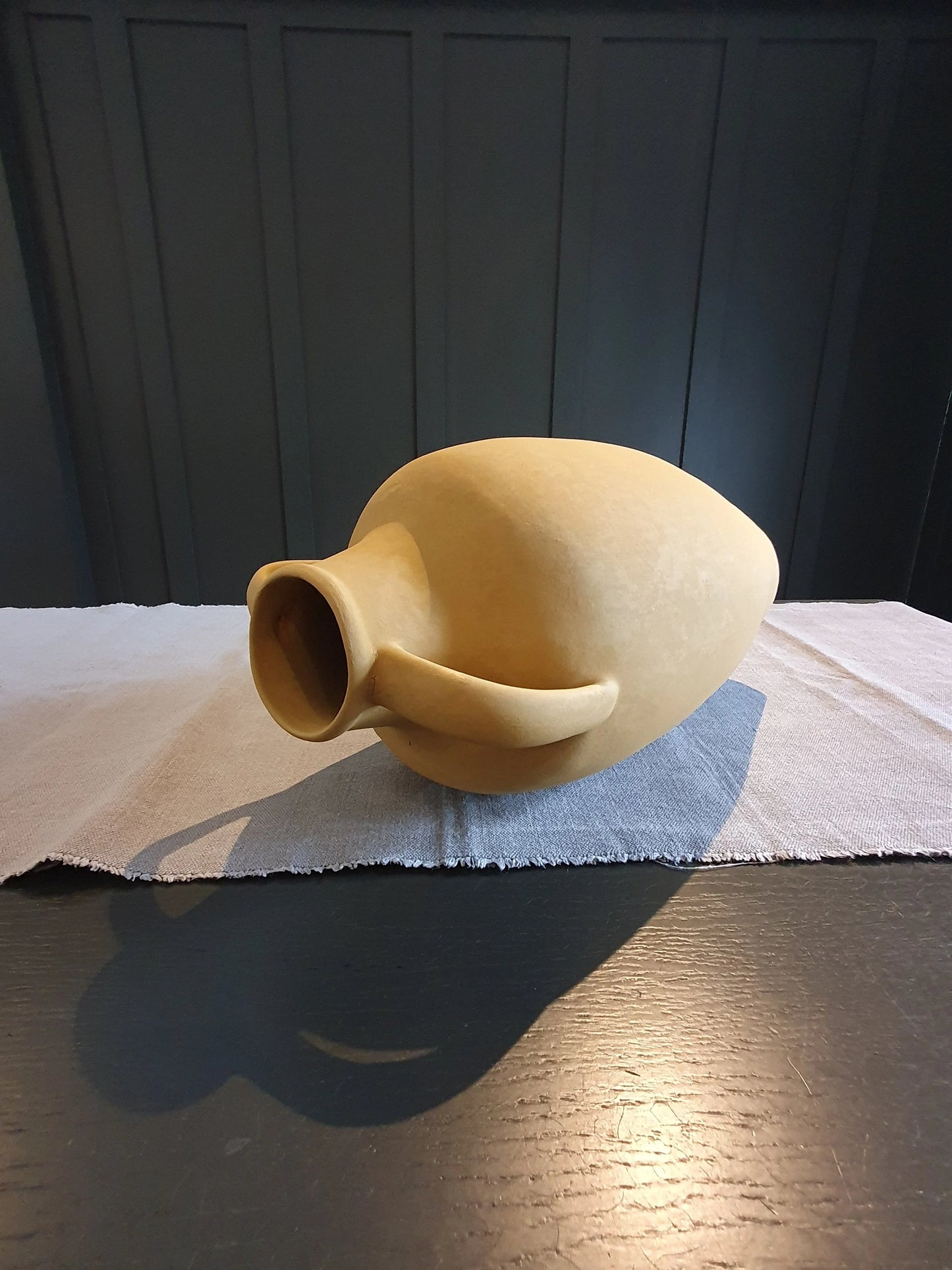 Portugal Pottery Mustard Urn