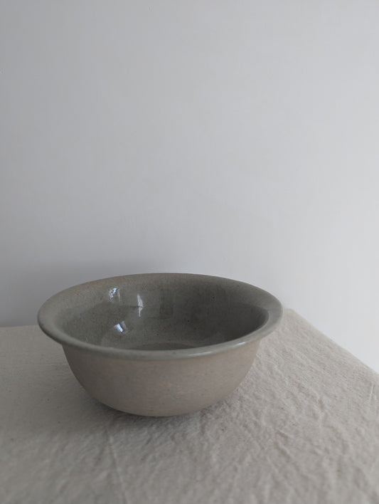 Beige Stoneware Bowl