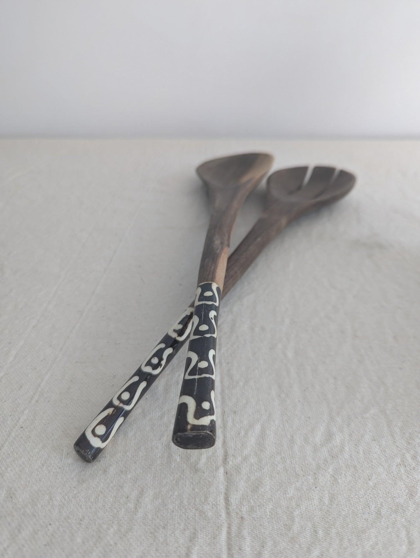 Bone Handle Salad Servers