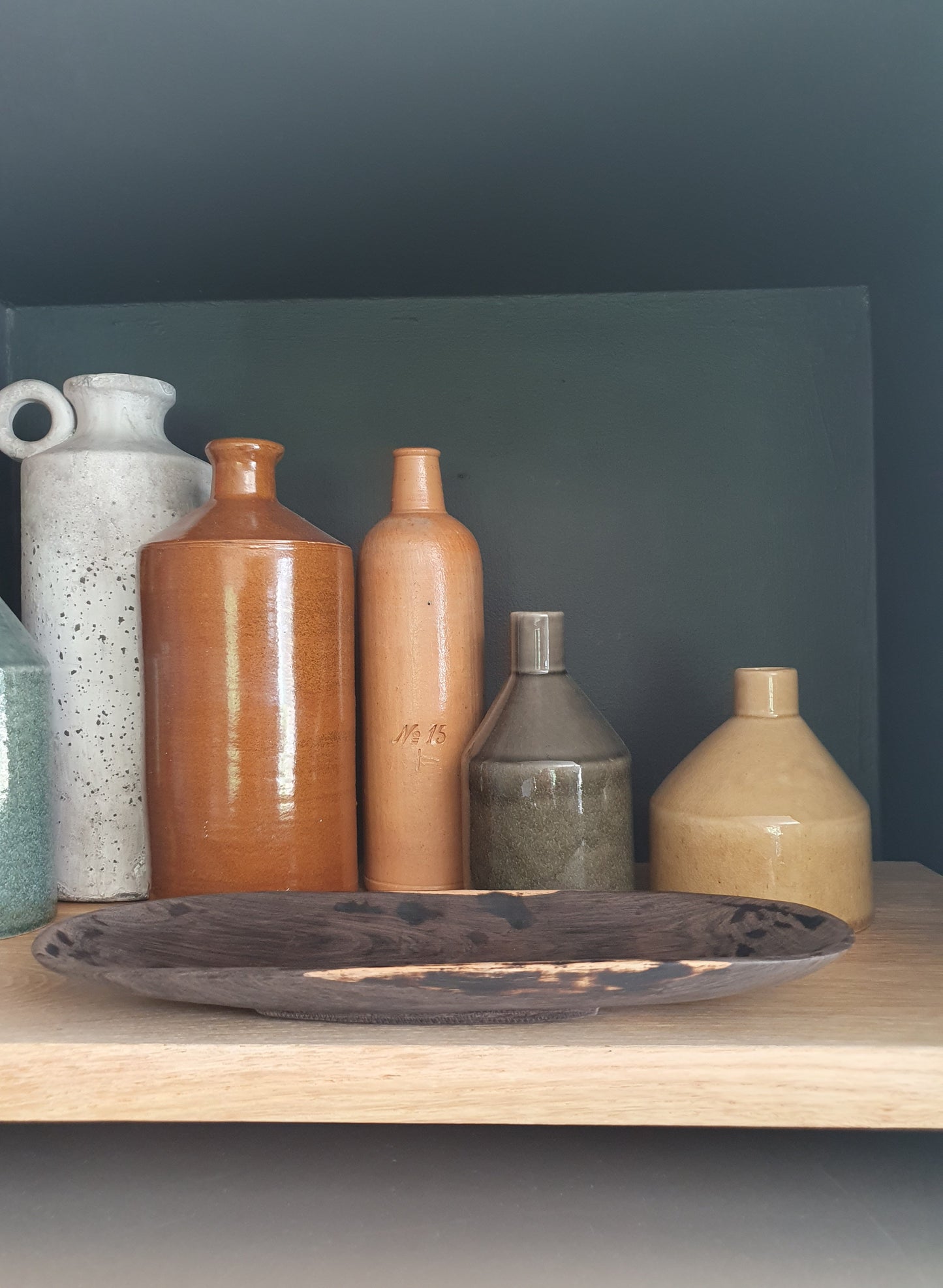 African Carved Wooden Tray