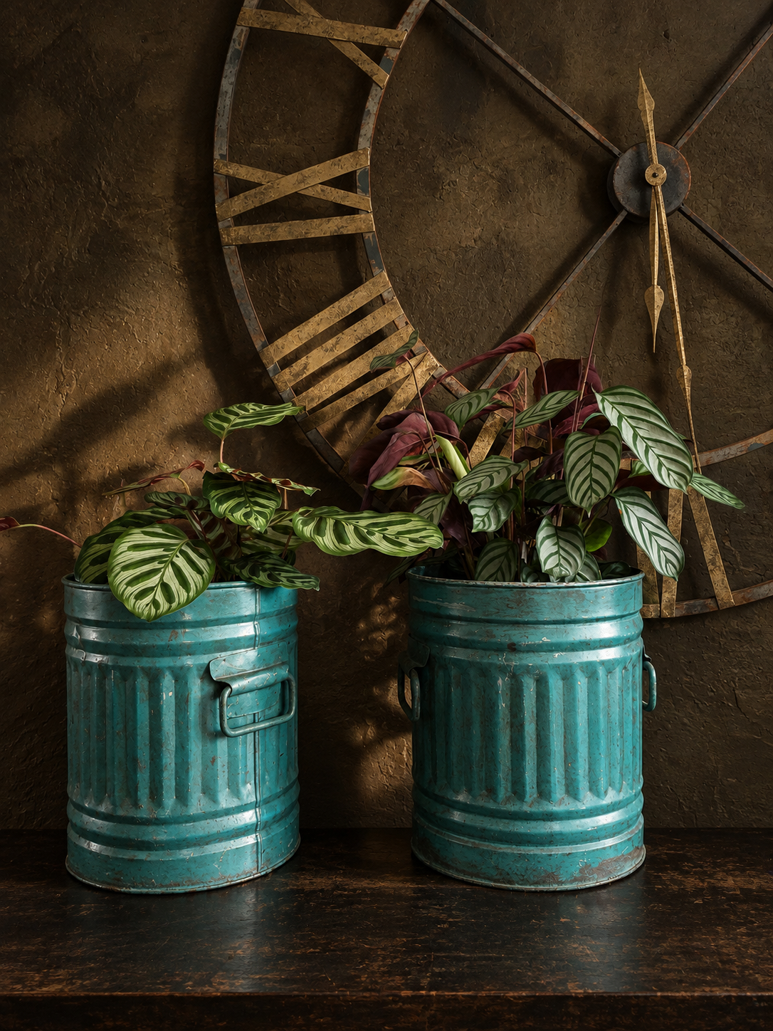 Industrial Tin Storage Pots
