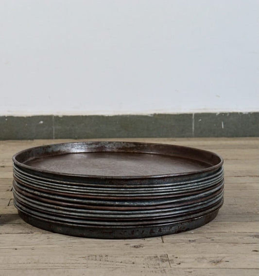 Round Metal Serving Tray