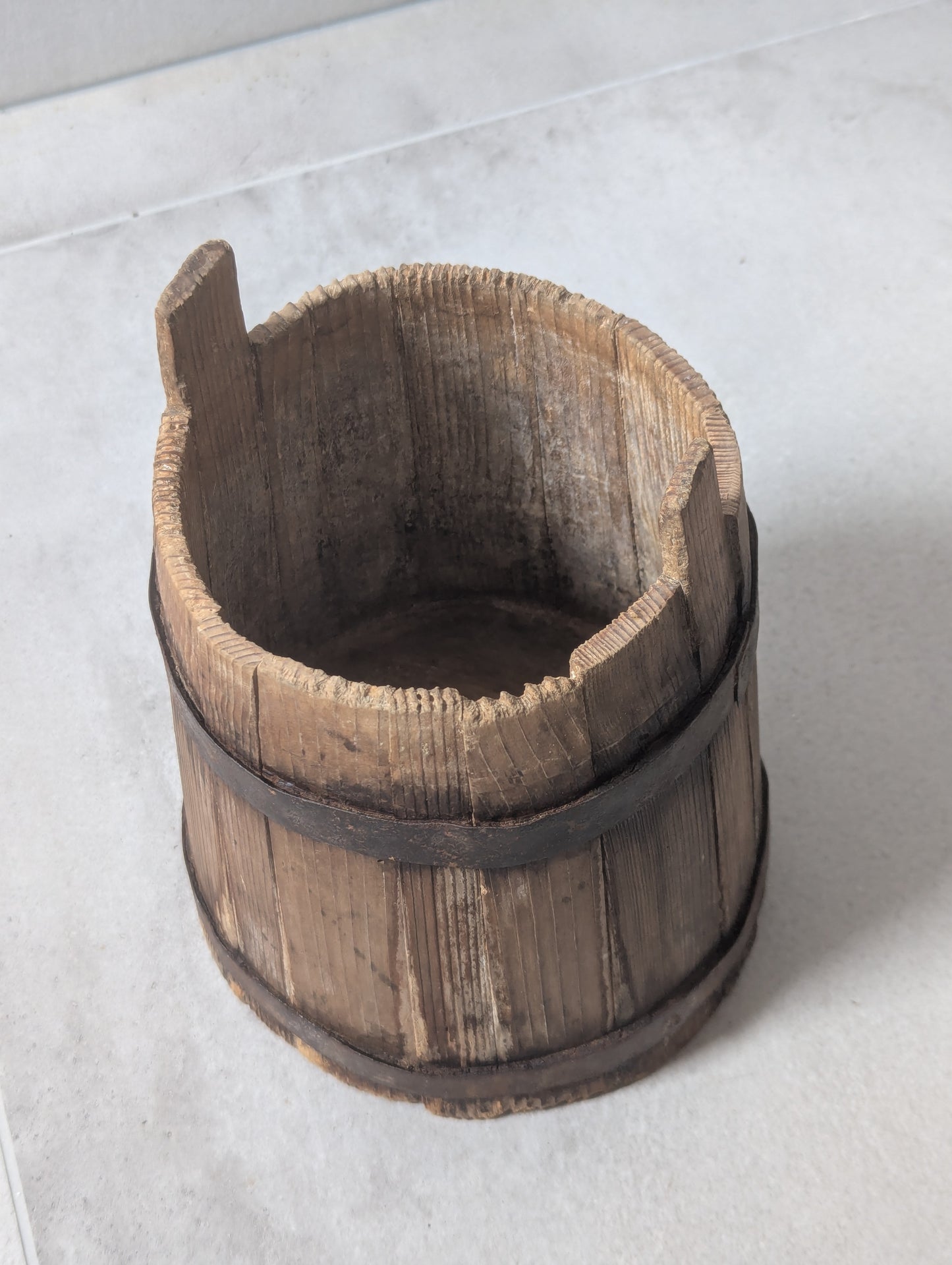 Wooden Display Bucket