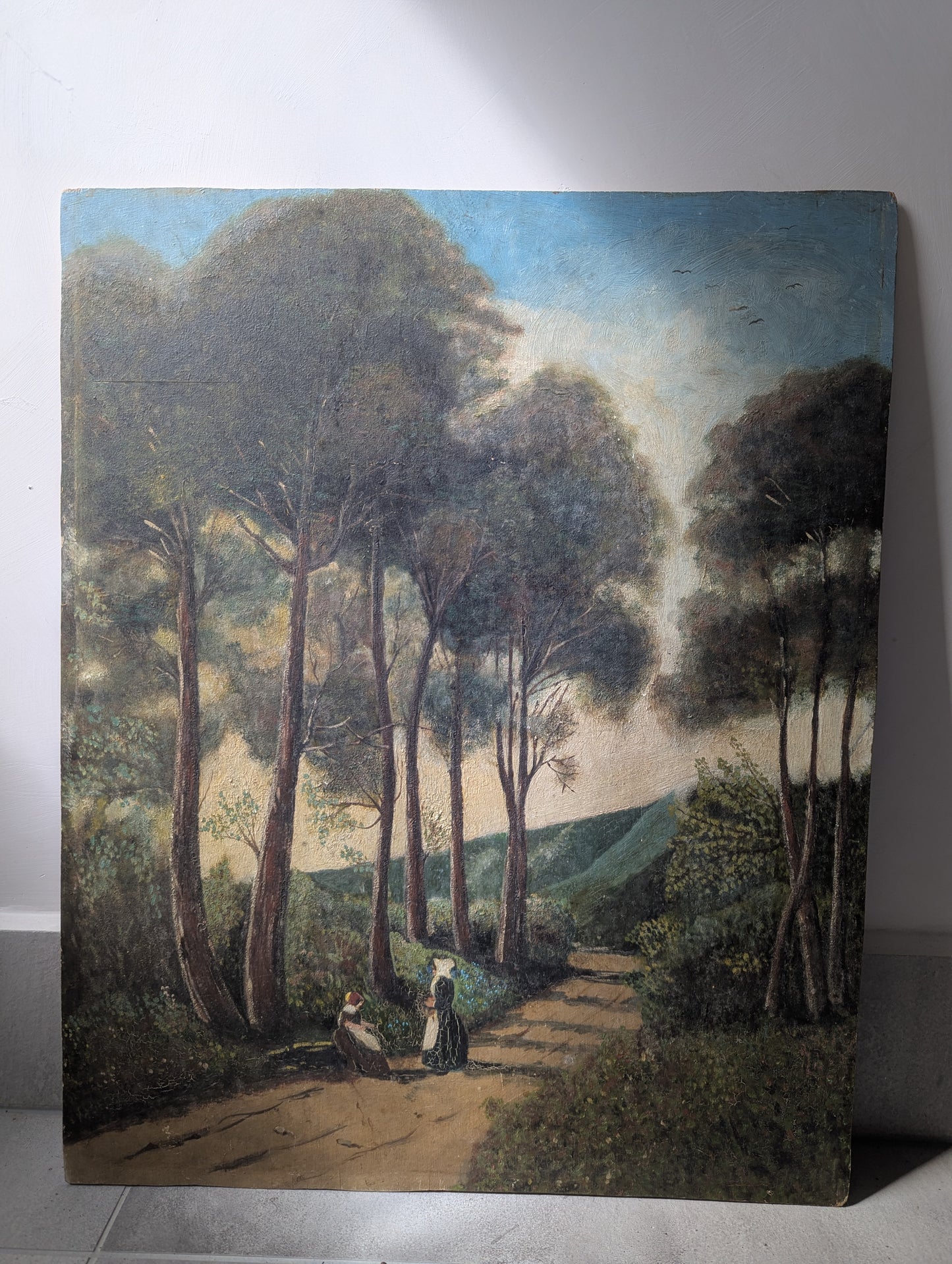 Large Painting on Board