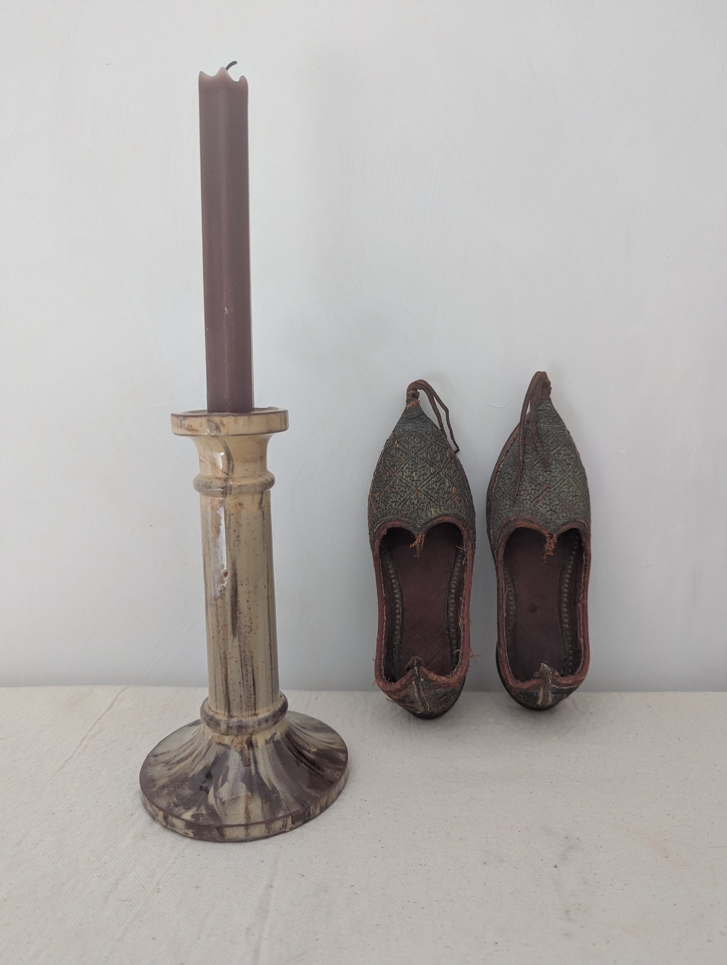 Marbled Candle Stick Holder