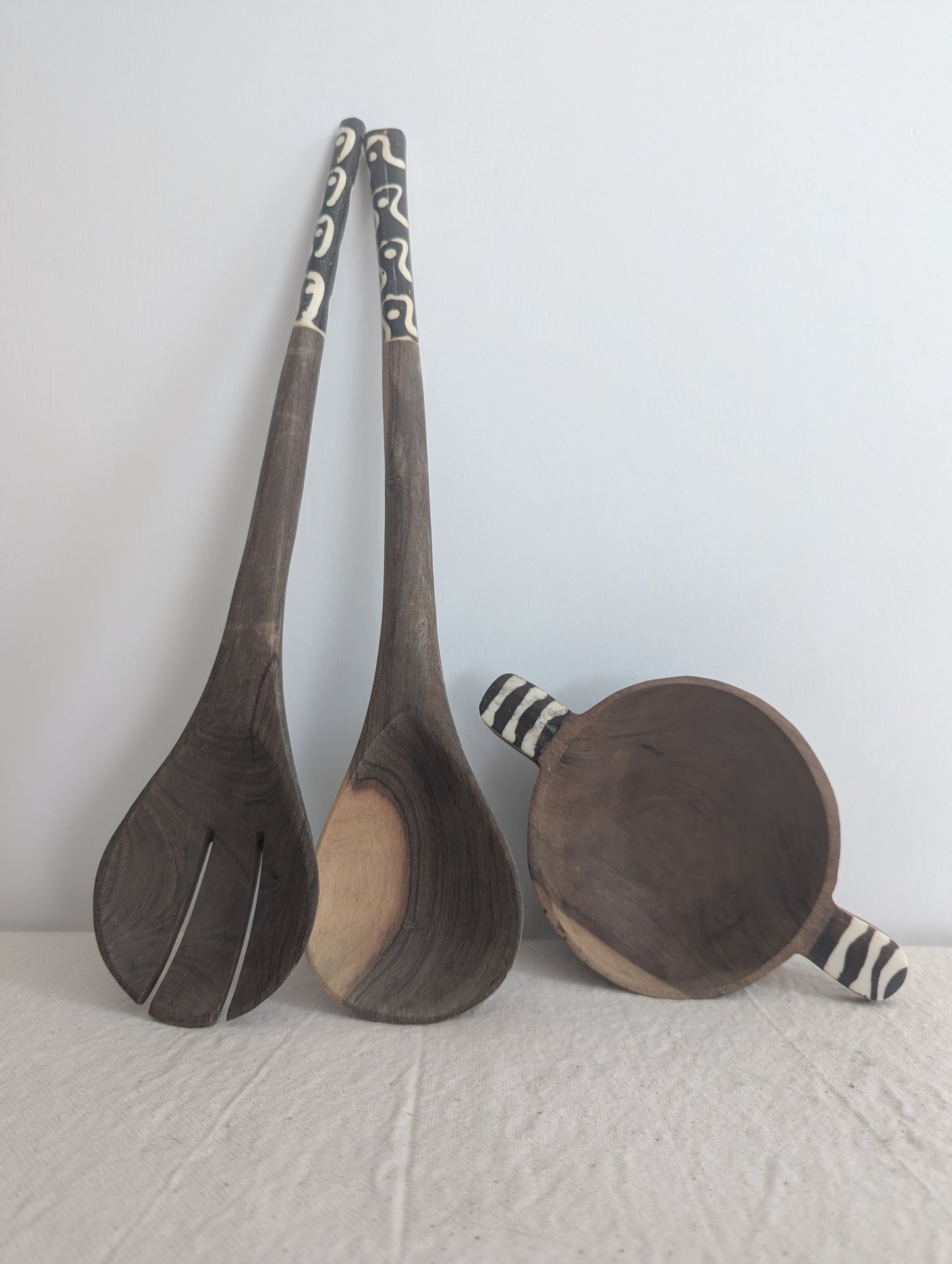 Bone Handle Salad Servers