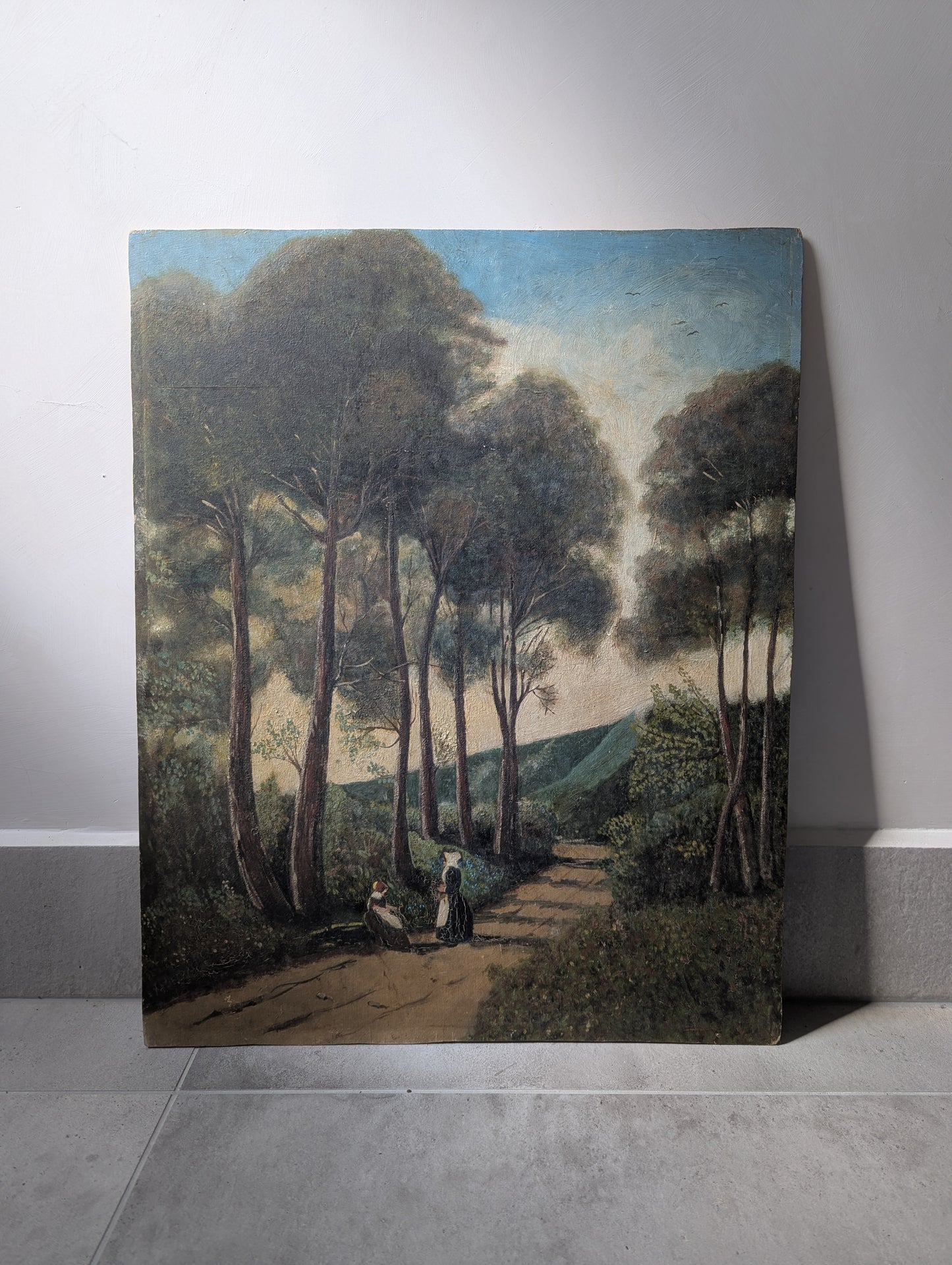 Large Painting on Board